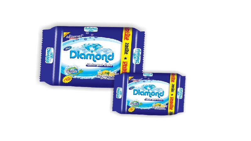 Diamond Household Detergent Cake, Color : Blue