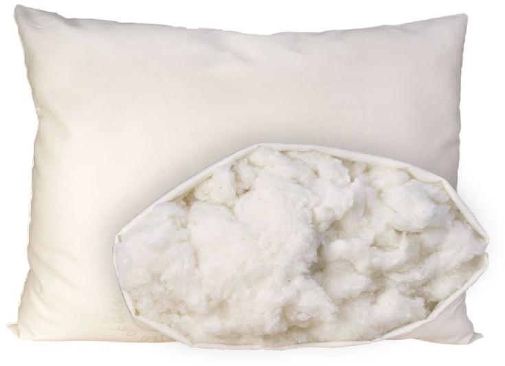 Plain cotton pillows, Color : White