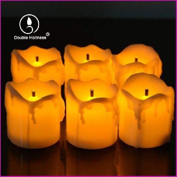 Decoration Tear Design Led Votive Candle Manufacturer In