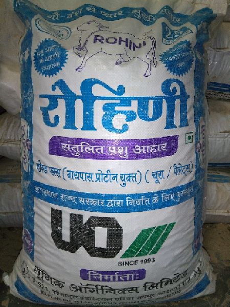 Gold Plus Rohini Cattle Feed, Packaging Type : 45 K.g. Per P.P. Bag