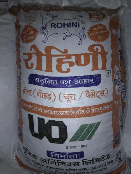 Gold Rohini Cattle Feed, Packaging Type : 45 K.g. Per P.P. Bag
