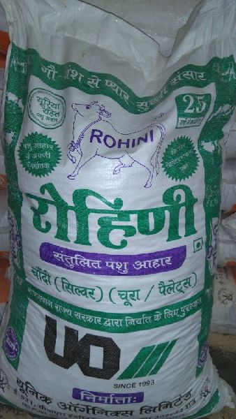 Silver Rohini Cattle Feed, Packaging Type : 45 K.g. Per P.P. Bag