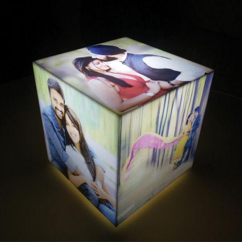 Personalised Cube Lamp