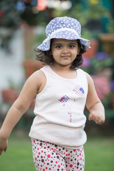 Girl's Sleeve less Pink Tank Top