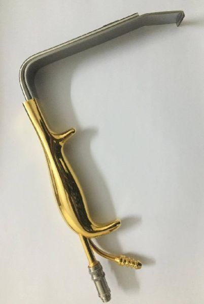 TEBBETTS RETRACTOR WITH FIBER OPTIC LIGHT GUIDE