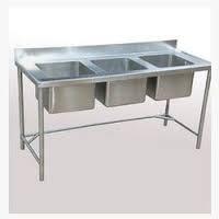 Three Sink Unit, Feature : Excellent strength, Rust proof