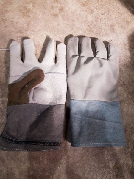 JEANS LEATHER GLOVES