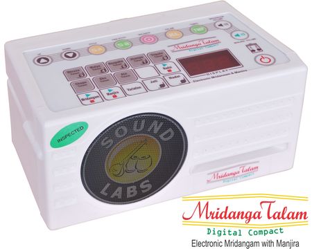 Mridanga Talam Digital Compact Electronic Mridangam and Manjira