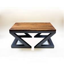 Iron & wooden coffee table