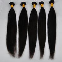 Silky Straight Hair, Color : Black, Brown