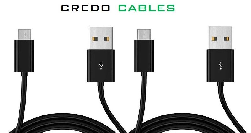 Pure copper Usb Cables, for data transfer, charging, power, Length : 1 meter