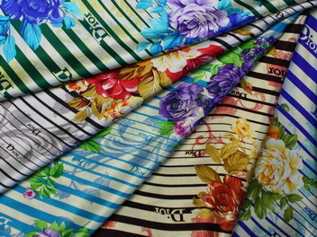 Silk Printed Fabric, Technics : Knitted