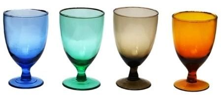 Colored Wine Drinking Glasses