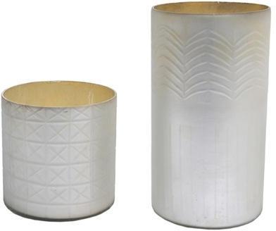 Metal Cylindrical Votive Holders, for Decoration, Color : Grey
