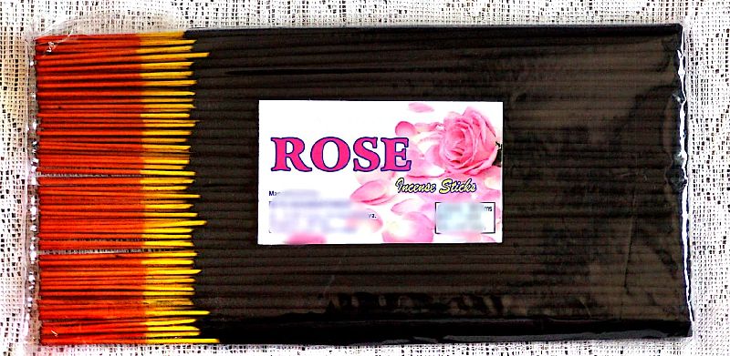 Charcoal Rose Incense Sticks, for Church, Temples, Home, Office, Packaging Type : Boxes