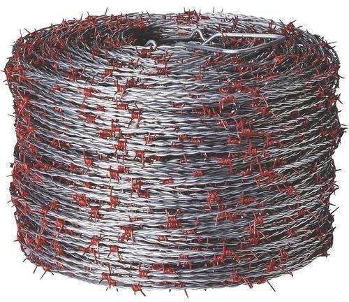 Galvanized Metal Silver Barbed Wire, for Industrial, Agricultural