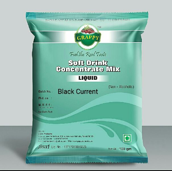 BLACK CURRENT SOFT DRINK CONCENTRATE MIX