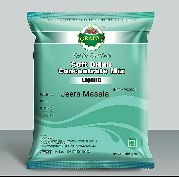 JEERA MASALA SOFT DRINK CONCENTRATE MIX