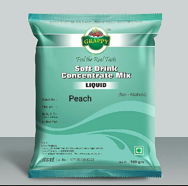 PEACH SOFT DRINK CONCENTRATE MIX