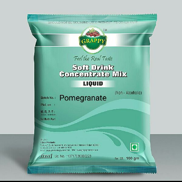 Pomegranate Soft Drink Concentrate Mix