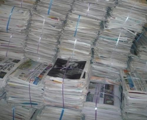 Over Issued Newspaper Scrap