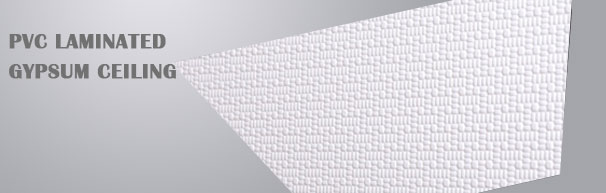 Pvc Laminated Gypsum Ceiling Tiles Manufacturer In
