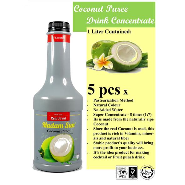 Coconut Puree Juice Drink Concentrate