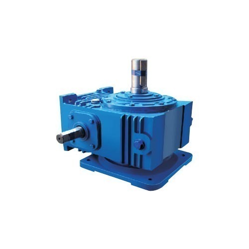 Omicron Mild Steel Planetary Vertical Gearbox, Color : Blue
