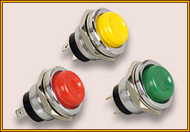 Round Coated LDPE Push Buttons