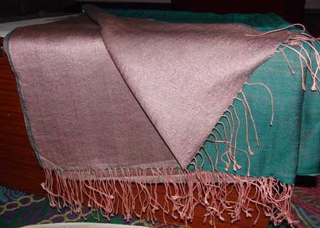 Silk Wool Stole - 01