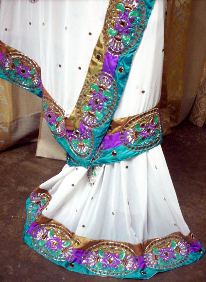 Embroidered Saree