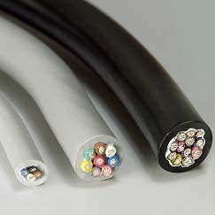 PVC Elevator Round Cables, Innner Material : Aluminium