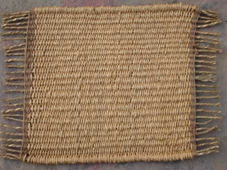 Basket Weave Seagrass Durry, Shape : Rectangular