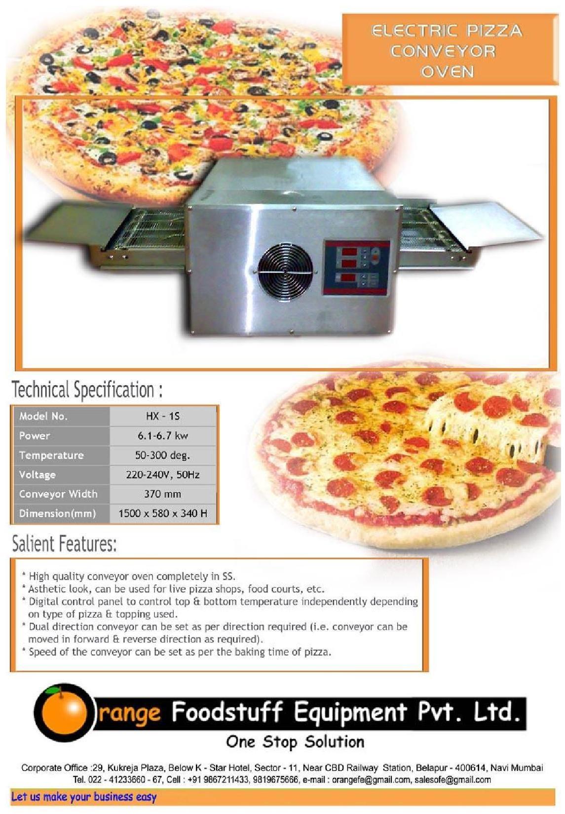 Pizza Conveyor Oven