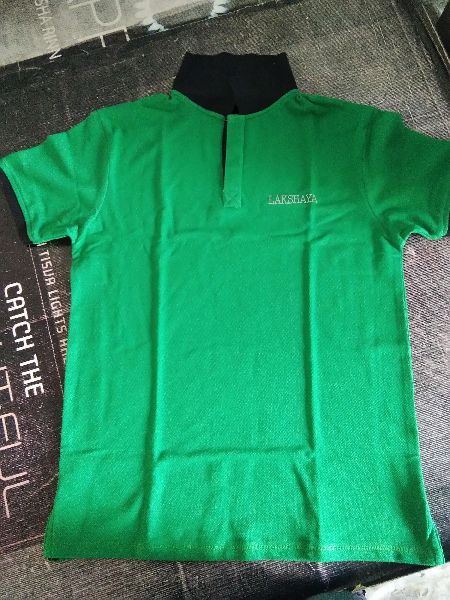Green Half Sleeve Polo T-Shirt
