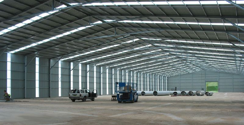 FACTORIES STEEL SHED