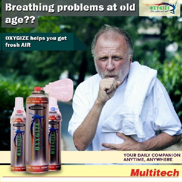 Pure Oxygen Can For old age person - Oxygize