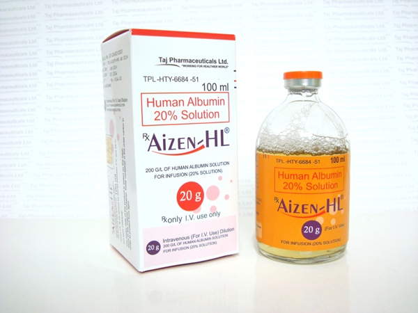 Human albumin injection, for Clinical, Hospital, Purity : 99.89%