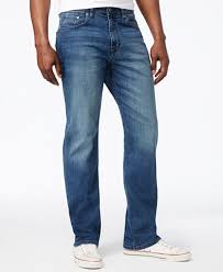 Mens jeans, Feature : Straight Leg