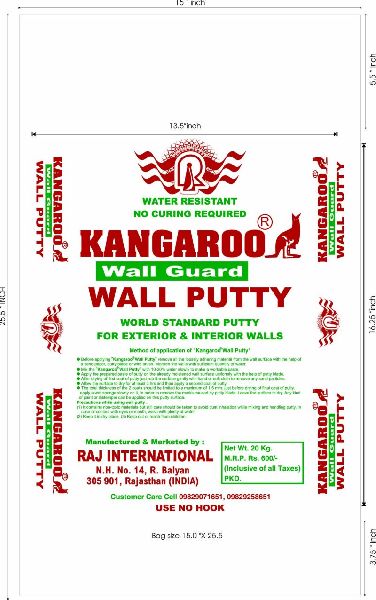 Kangaroo Wall Putty, Color : White
