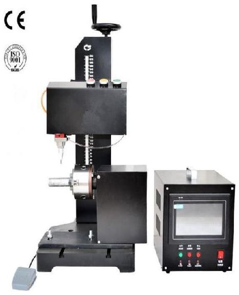 YI-09TCY Dot Pin Pneumatic Marking Machine With Rotary Device