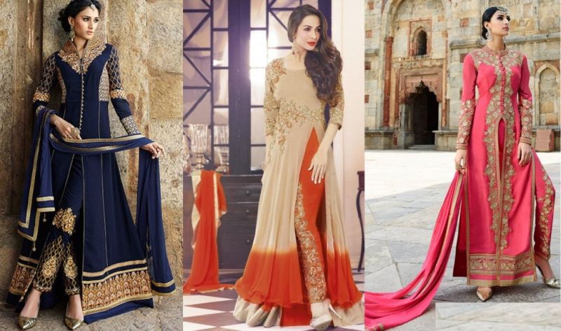 Zari Embroidery Silk Ladies Designer Suits, Age Group : 20-40 Years