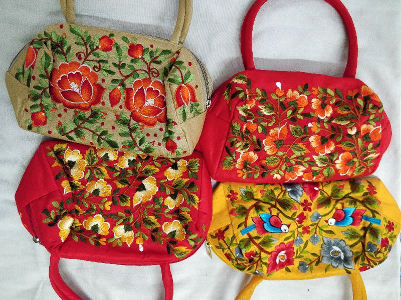 Pouch Bags - Embroidery - Purse