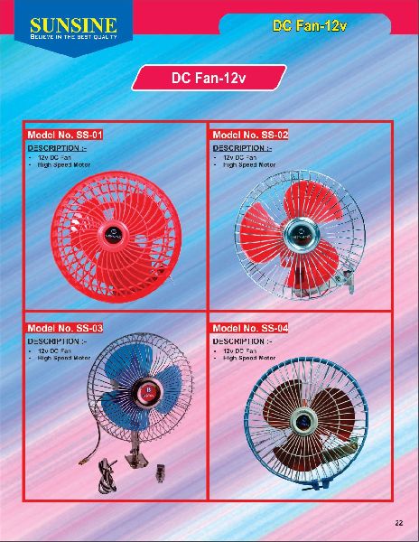 Solar Dc Fan