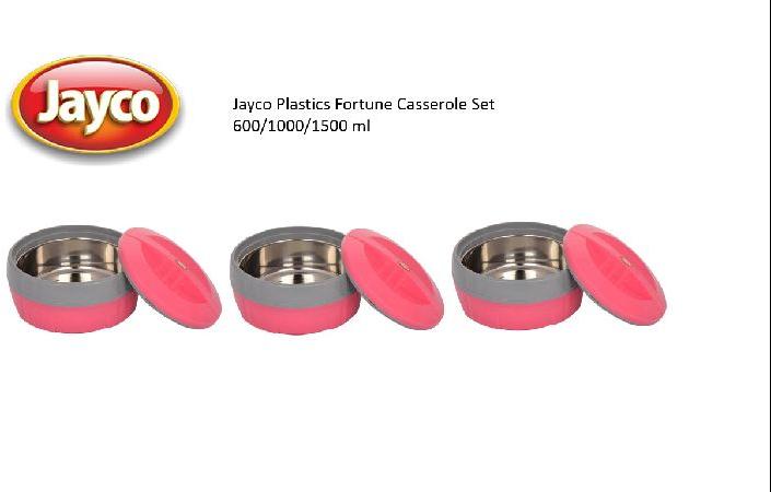 Jayco Plastics Fortune Casserole Set