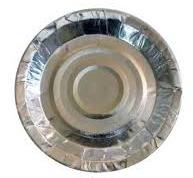 silver paper plates