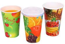 Juice paper cup - 250/300/330/350 ML, for Cold Beverages, Hot Beverages, Water