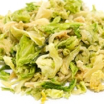Dehydrated Cabbage Flakes, Color : Green