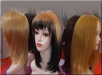 Ladies synthetic wigs