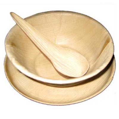 Areca Bowl Spoon Plate